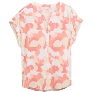 TOM TAILOR Women's 1047210 Blouse, 38314-Rosewood Organic Design, 14 TOM TAILOR Women's 1047210 Blouse, 38314-Rosewood Organic Design, 14