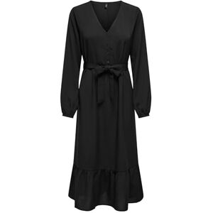 ONLY Women's Onlnova Life Elite Amy Long Dress Solid, Black, M ONLY Women's Onlnova Life Elite Amy Long Dress Solid, Black, M