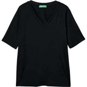United Colors of Benetton Women's 3z12d401g t-Shirt, Black, S United Colors of Benetton Women's 3z12d401g t-Shirt, Black, S