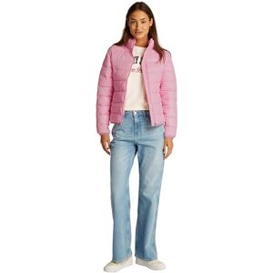 Tommy Jeans Women’s Essential Tape High Shine Puffer Jacket, Pink (Pink Sugar), XL Tommy Jeans Women’s Essential Tape High Shine Puffer Jacket, Pink (Pink Sugar), XL