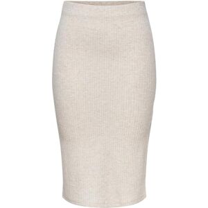 ONLY Women's Onlemma Slit Skirt JRS Noos, Pumice Stone/Melange, XL ONLY Women's Onlemma Slit Skirt JRS Noos, Pumice Stone/Melange, XL