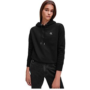 Calvin Klein Jeans Women Sweatshirt Ck Embroidery no Hood, Black (Ck Black), XXL Calvin Klein Jeans Women Sweatshirt Ck Embroidery no Hood, Black (Ck Black), XXL