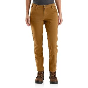 Carhartt , Women's, Rugged Flex® Relaxed Fit Twill Double-Front Work Pant, ® Brown, W12/REG Carhartt , Women's, Rugged Flex® Relaxed Fit Twill Double-Front Work Pant, ® Brown, W12/REG