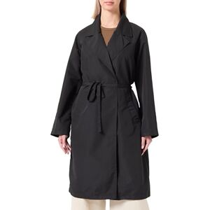 VERO MODA Women's Vmneel Long Trench Coat, Black, M VERO MODA Women's Vmneel Long Trench Coat, Black, M