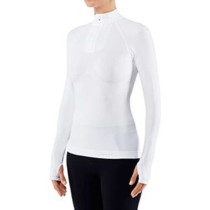 FALKE Women's Warm Tight Fit Zipped Longsleeved Base Layer Top, Thermal Underwear, White (White 2860), XL (1 piece) FALKE Women's Warm Tight Fit Zipped Longsleeved Base Layer Top, Thermal Underwear, White (White 2860), XL (1 piece)