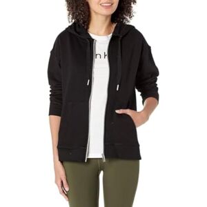 Calvin Klein Performance Women's Eco French Terry Hoodie Hooded Sweatshirt, Black, Medium Calvin Klein Performance Women's Eco French Terry Hoodie Hooded Sweatshirt, Black, Medium
