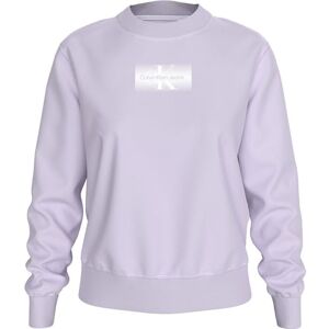 Calvin Klein Caldin Klein Jeans Women's Regular Sweatshirt without Hoodie, Purple (Pastel Lilac), S Calvin Klein Caldin Klein Jeans Women's Regular Sweatshirt without Hoodie, Purple (Pastel Lilac), S
