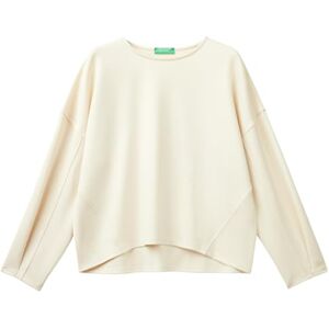 United Colors of Benetton Women's 38y6d108o G/C Jersey Sweatshirt, 3c9 Sand, S United Colors of Benetton Women's 38y6d108o G/C Jersey Sweatshirt, 3c9 Sand, S