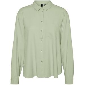 VERO MODA Women's Vmjesmilo LS Shirt WVN Ga Noos Blouse, Reseda Green, S VERO MODA Women's Vmjesmilo LS Shirt WVN Ga Noos Blouse, Reseda Green, S