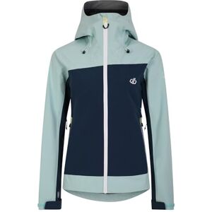 Dare 2b Womens/Ladies Traversing II Waterproof Jacket (12 UK) (Moonlight Denim/Mint Green) Dare 2b Womens/Ladies Traversing II Waterproof Jacket (12 UK) (Moonlight Denim/Mint Green)