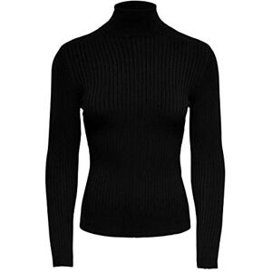 ONLY Women's Onlkarol L/S Rollneckpullover Knt Noos Jumper, Black (Black Black), XS UK ONLY Women's Onlkarol L/S Rollneckpullover Knt Noos Jumper, Black (Black Black), XS UK