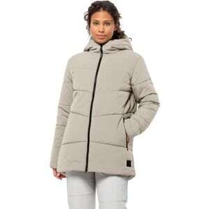 Jack Wolfskin Women's Karolinger Long JKT W Jacket, Seal, M Jack Wolfskin Women's Karolinger Long JKT W Jacket, Seal, M