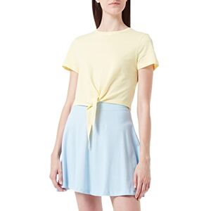 ONLY Women's ONLMAY S/S Short Knot TOP JRS T-Shirt, Lemon Meringue, L ONLY Women's ONLMAY S/S Short Knot TOP JRS T-Shirt, Lemon Meringue, L