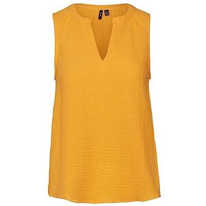 VERO MODA Women's Vmnatali Nia SL Top WVN, Radiant Yellow, M VERO MODA Women's Vmnatali Nia SL Top WVN, Radiant Yellow, M