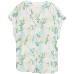 TOM TAILOR Women's 1047210 Blouse, 38315-Green Organic Design, 14 TOM TAILOR Women's 1047210 Blouse, 38315-Green Organic Design, 14