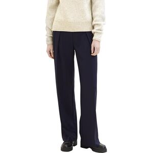 TOM TAILOR Lea Women's Straight Trousers, 10668 Sky Captain Blue, 34W x 30L TOM TAILOR Lea Women's Straight Trousers, 10668 Sky Captain Blue, 34W x 30L