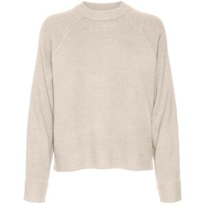 VERO MODA Women's Vmgold Mix LS O-Neck Pullover Ga Knitted Jumper, Birch, XS VERO MODA Women's Vmgold Mix LS O-Neck Pullover Ga Knitted Jumper, Birch, XS