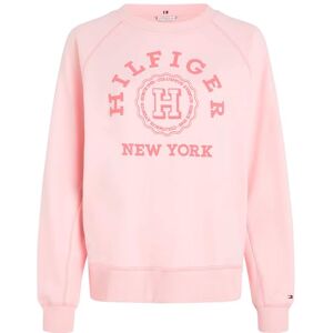 Tommy Hilfiger Women's REG VARSITY RAGLAN SWEATSHIRT Whimsy Pink M Tommy Hilfiger Women's REG VARSITY RAGLAN SWEATSHIRT Whimsy Pink M