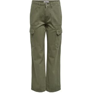 ONLY Women's ONLMALFY HW Cargo Pant PNT, Kalamata, S / 32L ONLY Women's ONLMALFY HW Cargo Pant PNT, Kalamata, S / 32L