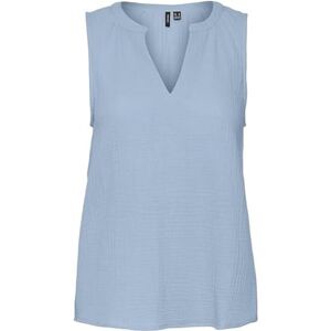 VERO MODA Women's Vmnatali Nia SL Top WVN, Skyway, XS VERO MODA Women's Vmnatali Nia SL Top WVN, Skyway, XS
