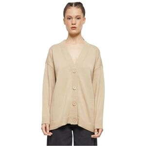 Urban Classics Women's Ladies Big Oversized Cardigan Sweater, Wetsand, XXL Urban Classics Women's Ladies Big Oversized Cardigan Sweater, Wetsand, XXL