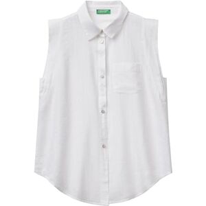 United Colors of Benetton Women's Camicia 5onvdq0c1 Shirt, White, XS United Colors of Benetton Women's Camicia 5onvdq0c1 Shirt, White, XS