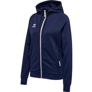 hummel Women's Hmlmove Grid Cot. Zip Hoodie Woman Hooded Sweatshirt Navy hummel Women's Hmlmove Grid Cot. Zip Hoodie Woman Hooded Sweatshirt Navy