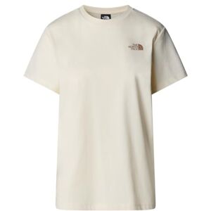 The North Face Women's S/S Box NSE Relaxed T-Shirt, White Dune/Latte, XS The North Face Women's S/S Box NSE Relaxed T-Shirt, White Dune/Latte, XS