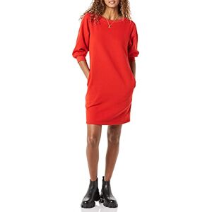 Amazon Essentials Women's Fleece Blouson Sleeve Crewneck Sweatshirt Dress (Available in Plus Size), Red, Large Amazon Essentials Women's Fleece Blouson Sleeve Crewneck Sweatshirt Dress (Available in Plus Size), Red, Large
