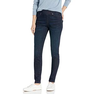 Amazon Essentials Women's Mid-Rise Stretch Pull-On Jegging Discontinued Colours, Dark Wash, 8 Amazon Essentials Women's Mid-Rise Stretch Pull-On Jegging Discontinued Colours, Dark Wash, 8
