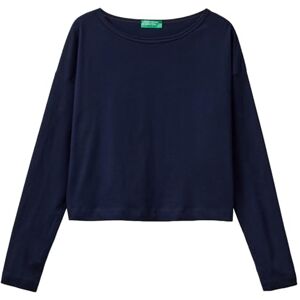 United Colors of Benetton Women's 31vkd104i M/L T-Shirt, Blue, XS United Colors of Benetton Women's 31vkd104i M/L T-Shirt, Blue, XS