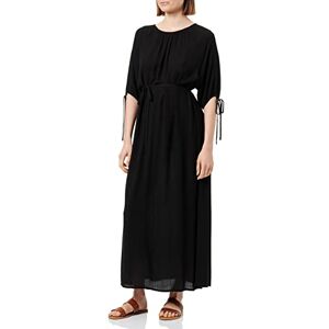 VERO MODA Women's Vmmenny 2/4 Calf Dress WVN Ga, Black, L VERO MODA Women's Vmmenny 2/4 Calf Dress WVN Ga, Black, L