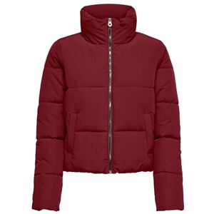 ONLY Women's Onldolly OTW Short Puffer Jacket, Cabernet, M ONLY Women's Onldolly OTW Short Puffer Jacket, Cabernet, M