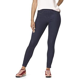 HUE Women's Curvy Fit Essential Denim Leggings Hosiery, Midnight Rinse, Large HUE Women's Curvy Fit Essential Denim Leggings Hosiery, Midnight Rinse, Large