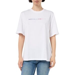 United Colors of Benetton Women's 3bl0d1081 t-Shirt, White, L United Colors of Benetton Women's 3bl0d1081 t-Shirt, White, L