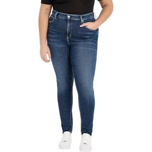 Calvin Klein Jeans Women's HIGH Rise Skinny Plus Pants, Denim Dark, 44W Calvin Klein Jeans Women's HIGH Rise Skinny Plus Pants, Denim Dark, 44W