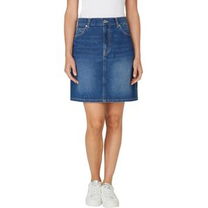 Pepe Jeans Women's MINI Skirt HW Skirt, Blue(Denim-4A2), M Pepe Jeans Women's MINI Skirt HW Skirt, Blue(Denim-4A2), M
