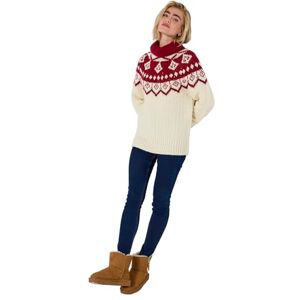 Joe Browns Women's Fairisle Roll Neck Jumper, Regular, Beige, UK 16 Joe Browns Women's Fairisle Roll Neck Jumper, Regular, Beige, UK 16