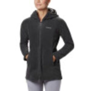 Columbia Women's Benton Springs Ii Long Hoodie Fleece Jacket, Charcoal Heather, XL Columbia Women's Benton Springs Ii Long Hoodie Fleece Jacket, Charcoal Heather, XL