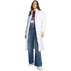 Tommy Jeans Women’s Maxi Essential Knee-Length Down Puffer Coat, White (White), XS Tommy Jeans Women’s Maxi Essential Knee-Length Down Puffer Coat, White (White), XS