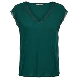 ONLY Women's Onljasmina S/S V-Neck Lace Top Noos Ptm, June Bug, XS ONLY Women's Onljasmina S/S V-Neck Lace Top Noos Ptm, June Bug, XS