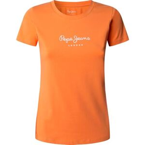 Pepe Jeans Women's New Virginia SS N T-Shirt, Orange(Washed Orange), S Pepe Jeans Women's New Virginia SS N T-Shirt, Orange(Washed Orange), S