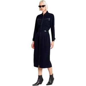 G-STAR Women's Zip Through Dress , Blue (osaka blue D24267-D522-3873), L G-STAR Women's Zip Through Dress , Blue (osaka blue D24267-D522-3873), L