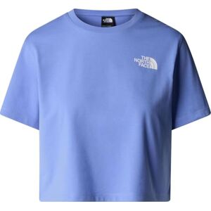 The North Face Women's Simple Dome Cropped Slim T-Shirt, Virtual Blue, S The North Face Women's Simple Dome Cropped Slim T-Shirt, Virtual Blue, S