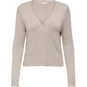 ONLY Women's Onlvenice Life Ls Vneck Cardigan Nca KNT Sweater, White Cap Grey/Detail: Melange, M ONLY Women's Onlvenice Life Ls Vneck Cardigan Nca KNT Sweater, White Cap Grey/Detail: Melange, M