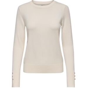 JDY Women's malou Malou KNT Noos L/S On Button Pullover, Eggnog, XXL JDY Women's malou Malou KNT Noos L/S On Button Pullover, Eggnog, XXL