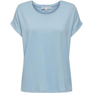 ONLY Women's Female Onlmoster Top T-Shirt, Clear Sky, L ONLY Women's Female Onlmoster Top T-Shirt, Clear Sky, L