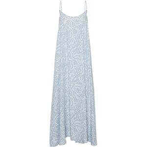 VERO MODA Women's Vmharper Sl Strap Maxi Dress Ga Long, Light Blue Denim/AOP:AOP, M VERO MODA Women's Vmharper Sl Strap Maxi Dress Ga Long, Light Blue Denim/AOP:AOP, M