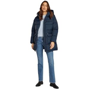 Tommy Jeans Womens Tjw Midi Aspen Dw0dw18842 Puffer Jacket, Blue (Dark Night Navy), XXS UK Tommy Jeans Womens Tjw Midi Aspen Dw0dw18842 Puffer Jacket, Blue (Dark Night Navy), XXS UK