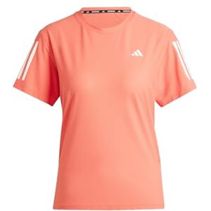 adidas Own The Run T-Shirt - Womens - Red - Running adidas Own The Run T-Shirt - Womens - Red - Running